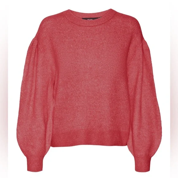 NWT Vero Moda Light Grey Riley Pullover - Picture 10 of 12